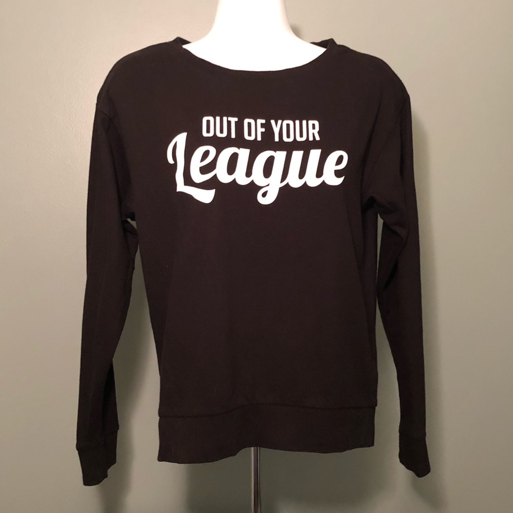 H&M “Out of Your League” CrewNeck Long Sleeve